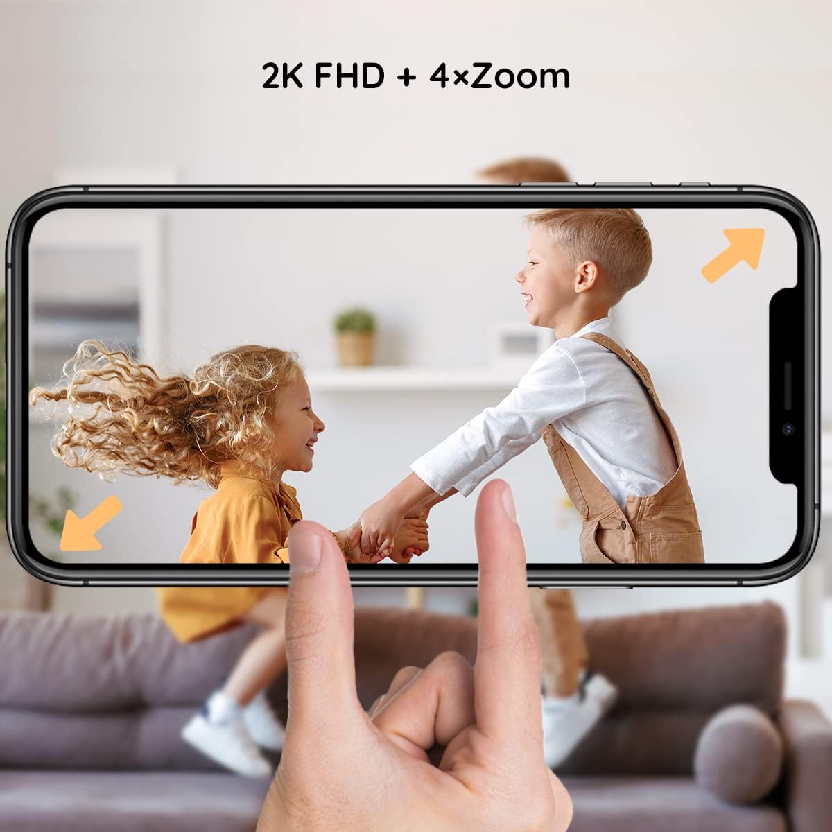 Long-range baby monitor – 1000ft range for big homes