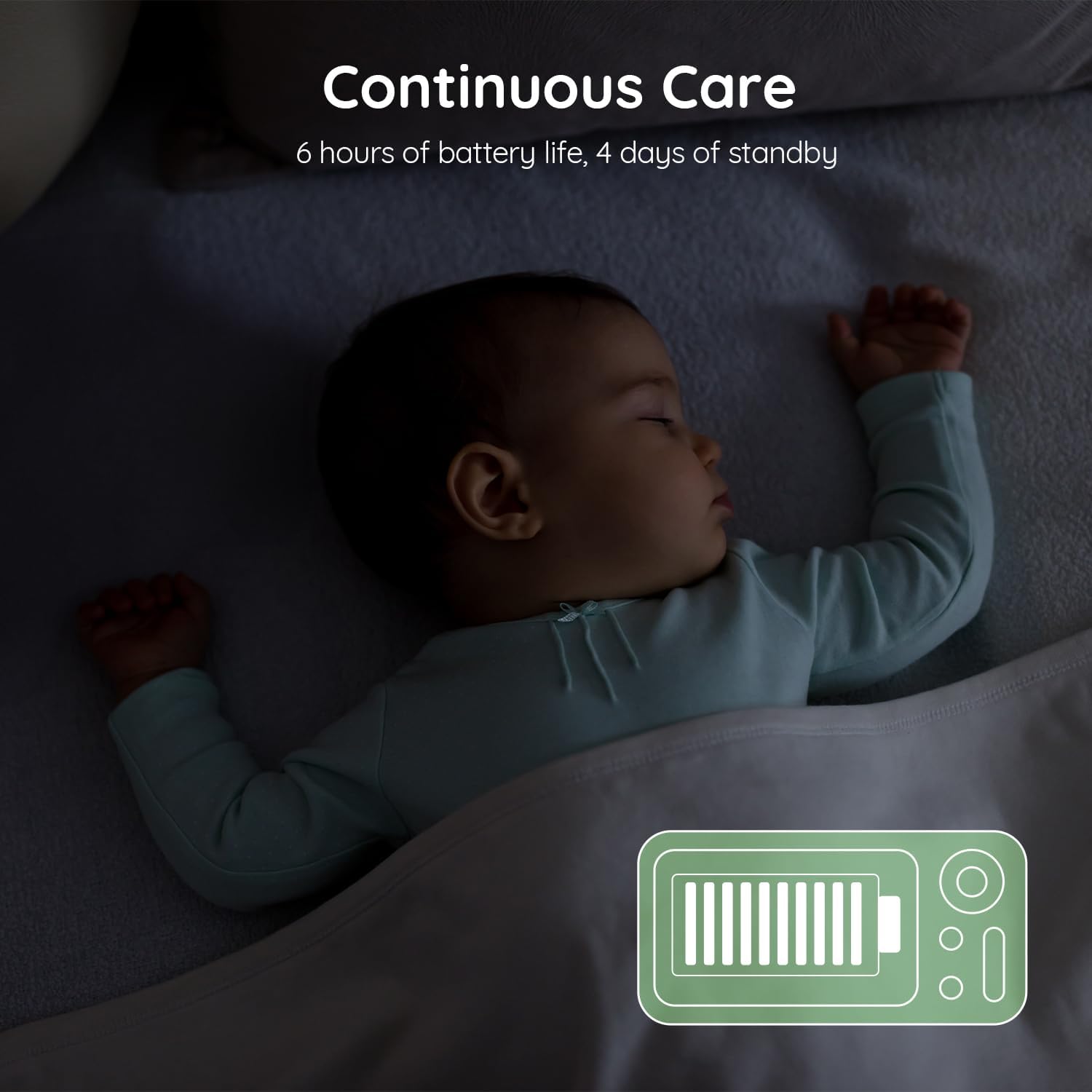 Smart baby monitor with app – live streaming & motion detection