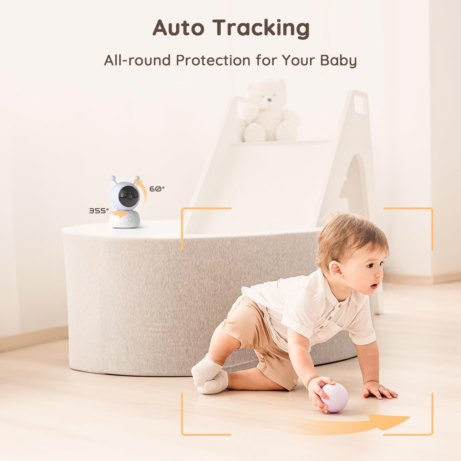 BOlFUN Baby Monitor Baby 2S with Noise Detection