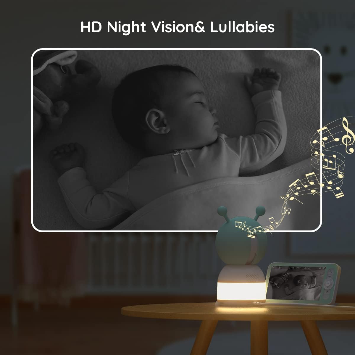 Night vision baby monitor – see your baby clearly in the dark