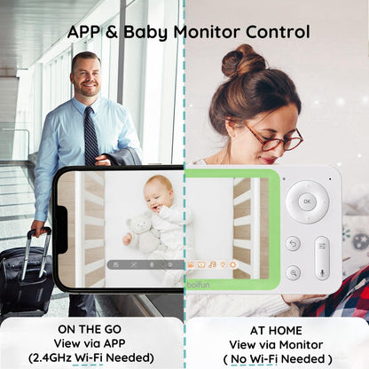 Smart baby monitor with app – live streaming & motion detection