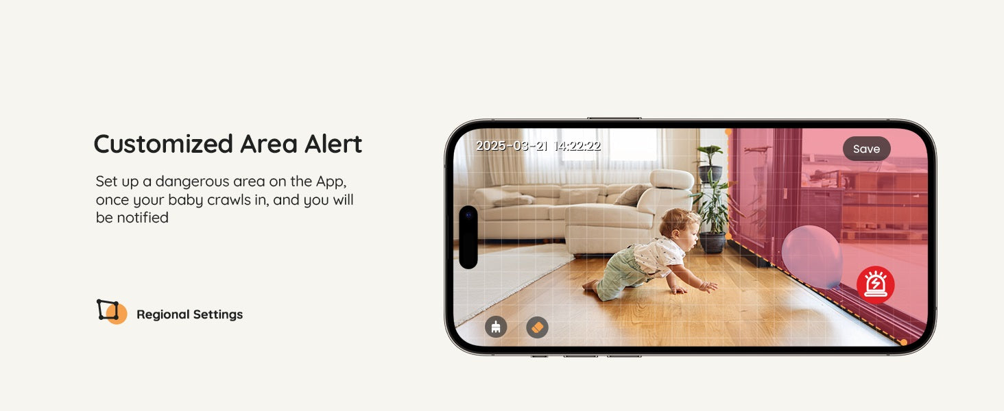 Best baby monitor with camera and audio – Customized Area Alert